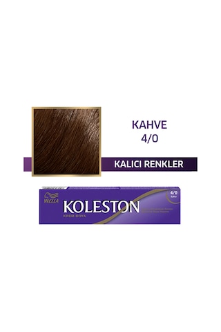 Koleston Single Tüp Saç Boyası 4/0 Kahve