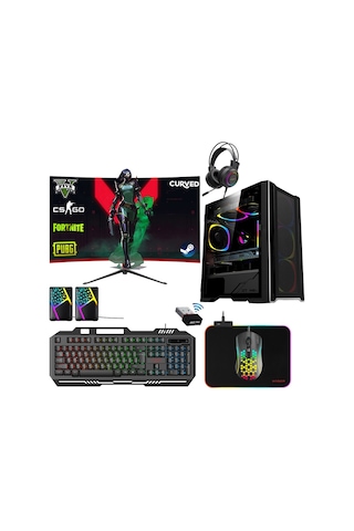Xaser XSR359 i7-4770 16 GB 256 GB SSD 4 GB GT730 24" Dos Masaüstü Oyun Bilgisayarı