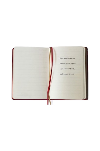 Victoria's Journals Vintage 5x7 Cm. Mat Kırmızı Defter 1187
