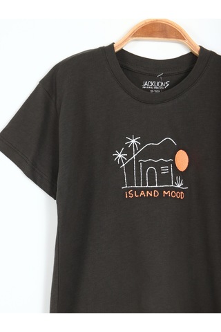 Xo Kids Erkek Çocuk Tişört 1-4 Yaş 1783 Antrasit