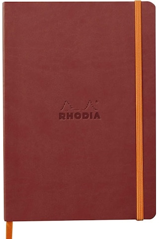 Rhodia Yumuşak Kapak A5 Çizgili Defter Nacarat 117371c