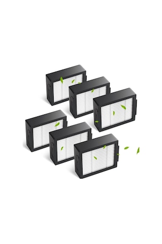 İrobot Uyumlu Roomba Combo J7 Serisi Uyumlu 6 Adet Hepa Filtre Seti