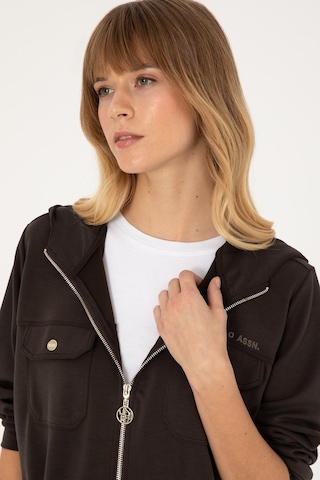 U.s. Polo Assn. Kadın Koyu Kahverengi Sweatshirt 50309102-vr084 Koyu Kahverengı