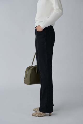 Suud Collection Siyah Effortless Straight Jean