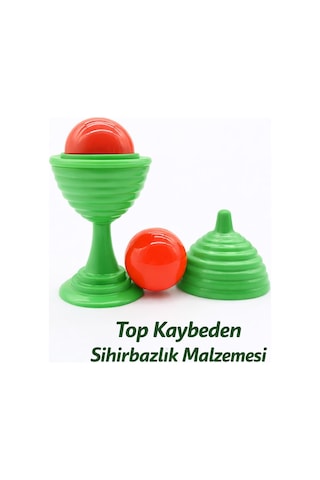 Yeşil Renk Sihirli Kupa Top Kaybetme Oyunu 7 Cm Diğer