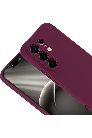 Maks Technology Tecno Camon 50 Pro Kılıf Mkst Mara Lansman Kapak - Koyu Mor