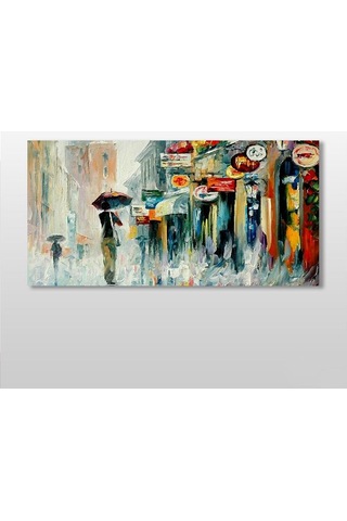 Yağmur Yağlı Tablo Kanvas Tablo