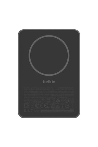 Belkin Bpd010hqbk Boostcharge 5.000 Mah Magsafe Uyumlu 15w Kablosuz Slim Powerbank - Siyah