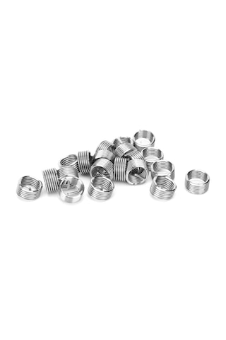 Symbee 20 Adet M12 X 1.5 1d Sus304 Paslanmaz Çelik Vida İç Parça, Tork Tamiri İçin Kayıp Diş Tamir Aleti