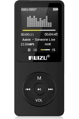 Ruizu X02 8 GB Ultra İnce MP3 Çalar