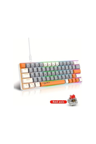 Fastbuy Mini Mekanik Klavye, Dizüstü & Mac Uyumluluğu, Kompakt Tasarım, Windows, Kablolu