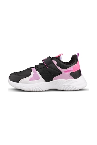 M.P Büyük Kız Çocuk Cırtlı Siyah-mor Sneaker Siyah - Mor