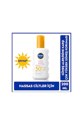 Nivea Sun Hassas Anında Koruma Güneş Spreyi SPF50+ 200 ML
