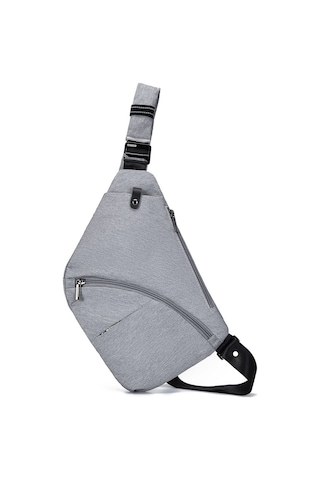 Erkek Ve Kadınlar İçin Şık Ve Pratik Su Geçirmez Çapraz Body Bag, Spor Ve Günlük Kullanım İçin Modüler Omuz Çantası, Seyahat Ve Outdoor Aktivitelerine Uygun Dayanıklı Sırt Çantası Gri