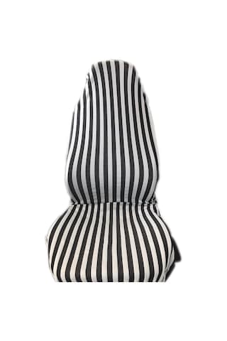 Ford Probe Zebra Desenli Servis Kılıfı Siyah