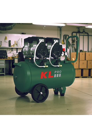 Klpro KLK50S2H 8 Bar 50 L 4HP Sessiz Yağsız Hava Kompresörü