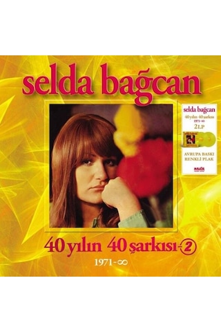 Selda Bağcan 40 Yılın 40 Şarkısı Double Lp Sarı Renkli Plak