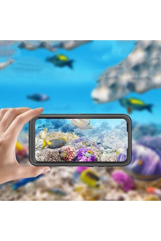 Galaxy S23 Fe Uyumlu 1-1 Su Geçirmez Uyumlu-siyah Siyah