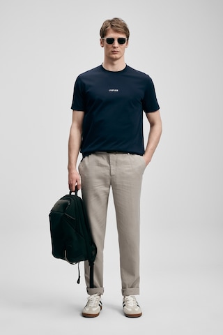 Lufian Marcus Erkek T-shirt 111020322 Lacivert