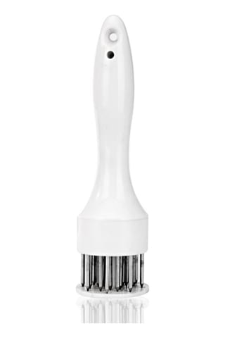 Kosona 22 İğneli Paslanmaz Çelik Et Yumuşatıcı - Etleri Yumuşatmak Ve Lezzetlendirmek İçin Mutfak Aleti Beyaz