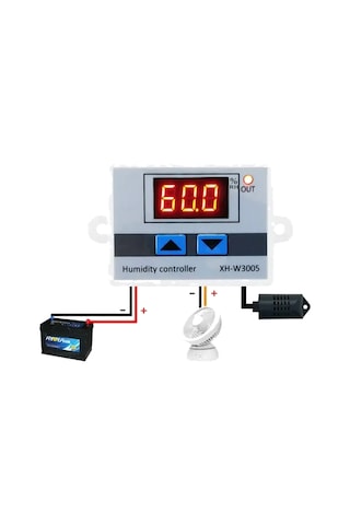 Xh-w3005 Ac 110-220v 1500w Dijital Nem Kontol Cihazı - Kuluçka Termostat
