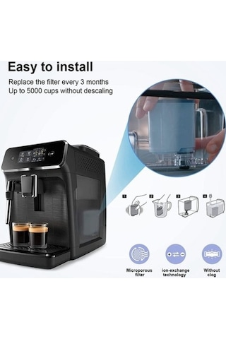 Maoyaya Philips Saeco Aquaclean Ca6903/10/00/01/22/47 İçin 2 Adet Filtre Kartuşu 0.2mm Kenar Kalınlığı
