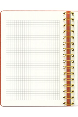 Melimelek Kareli Defter Turuncu Bez Ciltli - Ceyda Düvenci Turuncu