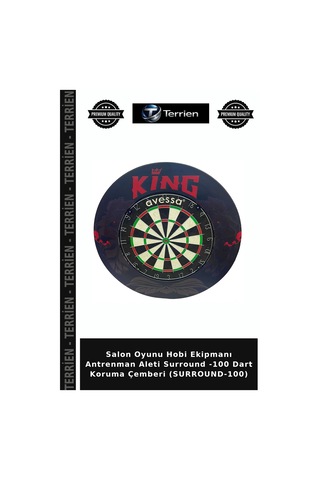 Salon Oyunu Hobi Ekipmanı Antrenman Aleti Surround -100 Dart Koruma Çemberi Surround-100
