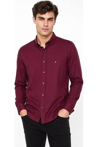 Rota Erkek Spor Silim Likralı Gömlek Bgl-st05413 Bordo