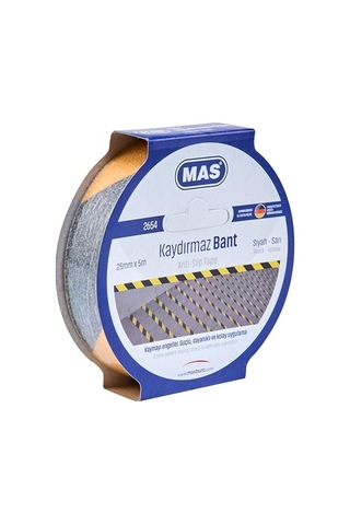 2654 Kaydırmaz Bant, Sarı & Siyah 1