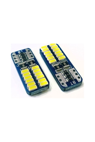 Femex Premium Beyaz Ampul T10 24 Smd 4014 Chip Mini Yassı Led Aktif Canbus