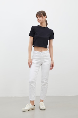 Manuka Bootcut Fıt Denim Pantolon Beyaz