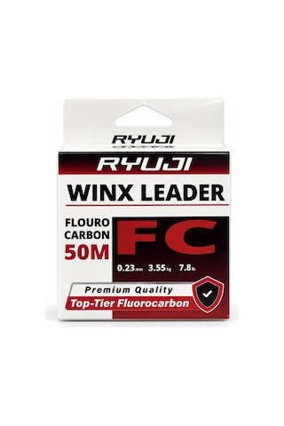 Fluorocarbon Lider Misina - Ryuji Winx Leader - 50 Mt - 0,23mm