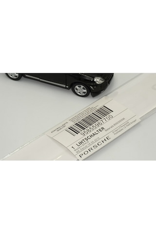 Porsche Bagaj Yazı Logo Parlak Krom Renk