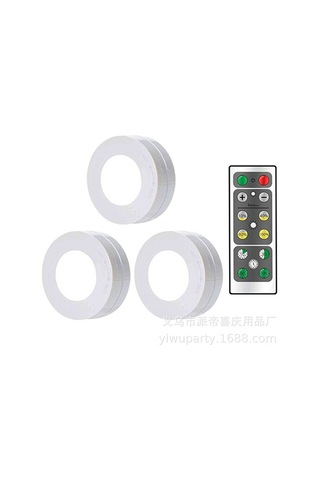 Yifomall Akıllı Dokunmatik Led Gece Lambası, Dolap Acil Işığı, 6 Adet + 2 Kumanda, Islak Beyaz Işık, Dayanıklı Malzeme, Kolay Kullanım Diğer