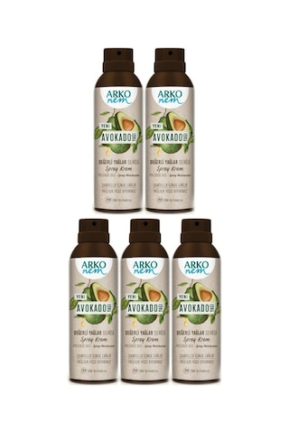 Arko Nem Değerli Yağlar Avokado Sprey Krem 5 x 150 ML