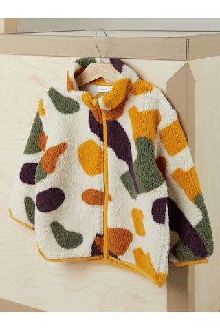 Name It Dik Yaka Çok Renkli Kız Çocuk Polar 13221505 001