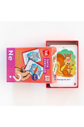 5N1K Konuşma Becerisine Destek ''Ne'' Kart Oyunu - Lali Yayınları