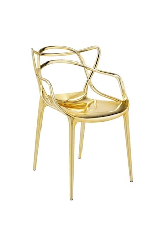 Masters Metallic Sandalye, Philippe Starck Tasarımı, Red Dot Ve Good Design Ödüllü Altın