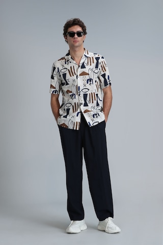 Lufian Kardem Erkek Basic Gömlek Comfort Slim Fit Bej Bej 111010607100550 111010607100550 Bej