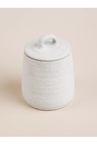 Sl Home Kapaklı Seramik Beyaz 400 Ml Şekerlik 237885343 Beyaz