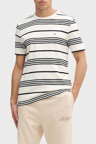 Tommy Hilfiger Erkek T Shirt Mw0mw41908 0fa Lacivert-beyaz Lacivert - Beyaz