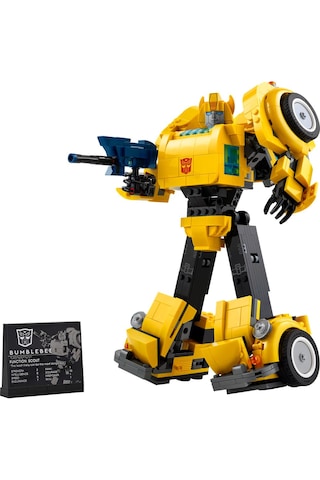 LEGO® Icons Transformers Bumblebee 10338 - Yetişkinler İçin Koleksiyonluk Robot Aksiyon Figürü Yapım Seti (950 Parça)
