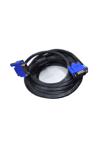 Vga 90 Derece L Tipi Kablo Vga 15pin Erkek Görüntü Kablosu 3m