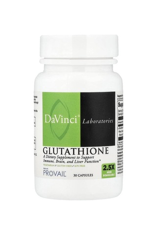 Davinci Laboratories, Glutathione, 30 Capsules 200 Mg Per Capsule