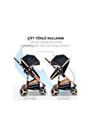 Baby Home 945 Paris Travel Sistem Bebek Arabası Puset Anne Yanı Sepet Beşik