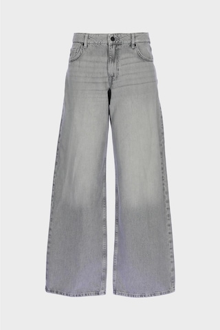 Weslie Gri Normal Bel Wideleg Patı Fermuarlı Jean Pantolon C 4530-209 Gri