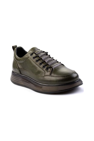 Bambi Haki Leather Erkek Sneaker E01398085503 Haki