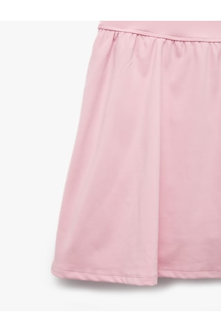 Koton Sırt Detaylı Slim Fit Kolsuz İnce Askılı Spor Elbise Pembe 6sak30279nk Gül