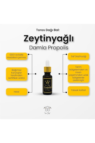 Toros Dağı Zeytinyağlı Propolis Damla 20 ML